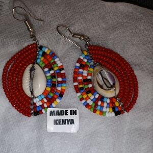 Colorful Kenyan Earrings